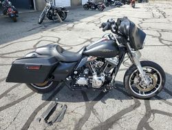 Salvage motorcycles for sale at Exeter, RI auction: 2013 Harley-Davidson Flhx Street Glide