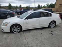 Salvage cars for sale at Gaston, SC auction: 2007 Nissan Maxima SE