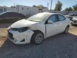 Salvage cars for sale at Oklahoma City, OK auction: 2017 Toyota Corolla L