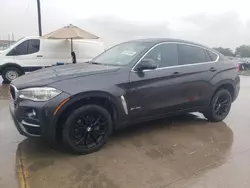 Salvage cars for sale at Grand Prairie, TX auction: 2015 BMW X6 SDRIVE35I