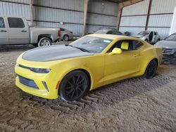 Salvage cars for sale at Houston, TX auction: 2017 Chevrolet Camaro LT