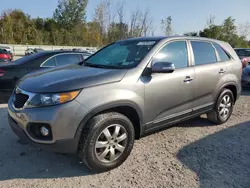 Salvage cars for sale at Leroy, NY auction: 2012 KIA Sorento Base