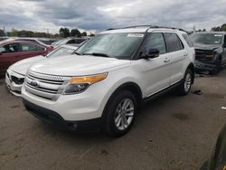 Salvage cars for sale at New Britain, CT auction: 2013 Ford Explorer XLT