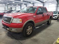 Salvage trucks for sale at Ham Lake, MN auction: 2005 Ford F150 Supercrew