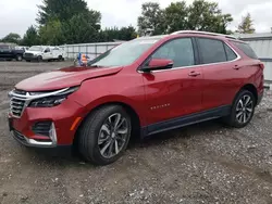 Chevrolet Vehiculos salvage en venta: 2022 Chevrolet Equinox Premier