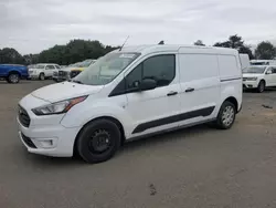 Salvage trucks for sale at East Granby, CT auction: 2022 Ford Transit Connect XLT