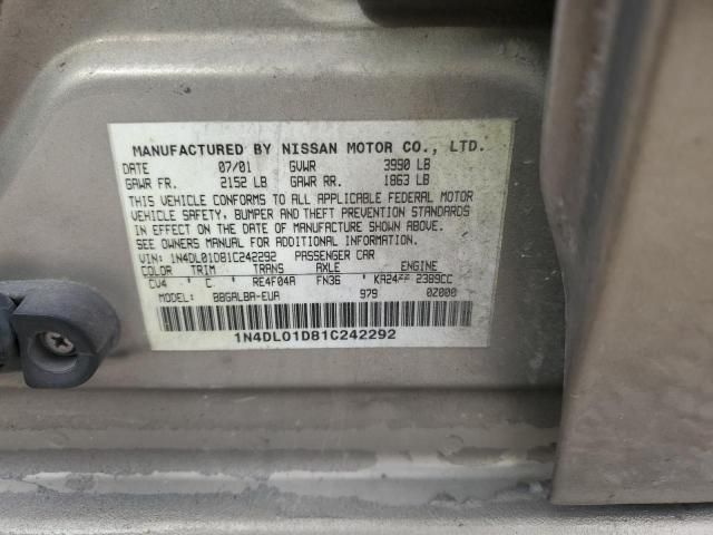 2001 Nissan Altima XE