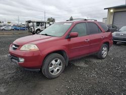 Salvage cars for sale at Eugene, OR auction: 2002 Acura MDX