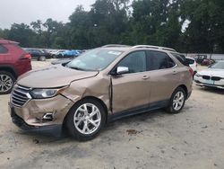 Salvage cars for sale at Ocala, FL auction: 2018 Chevrolet Equinox Premier