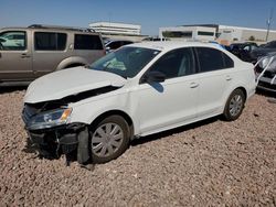 Salvage cars for sale from Copart Phoenix, AZ: 2015 Volkswagen Jetta Base