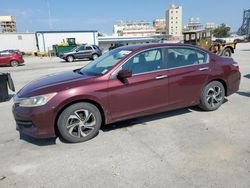 Salvage cars for sale at New Orleans, LA auction: 2017 Honda Accord LX