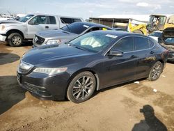 Salvage cars for sale from Copart Brighton, CO: 2015 Acura TLX Tech