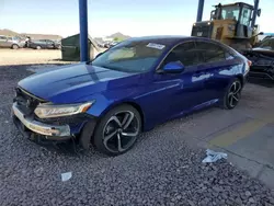 Salvage cars for sale at Phoenix, AZ auction: 2018 Honda Accord Sport