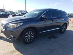 Salvage cars for sale at Grand Prairie, TX auction: 2014 Infiniti QX60