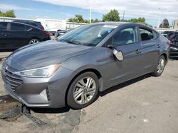 Salvage cars for sale at Littleton, CO auction: 2019 Hyundai Elantra SEL