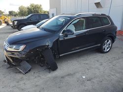 Salvage cars for sale at Apopka, FL auction: 2015 Volkswagen Touareg V6 TDI