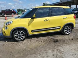 Fiat 500 salvage cars for sale: 2014 Fiat 500L Trekking