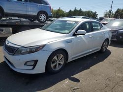 Salvage cars for sale at Denver, CO auction: 2014 KIA Optima Hybrid