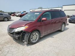 Toyota salvage cars for sale: 2011 Toyota Sienna XLE