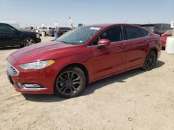 Salvage cars for sale at Amarillo, TX auction: 2018 Ford Fusion SE