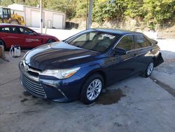 Salvage cars for sale at Hueytown, AL auction: 2015 Toyota Camry LE