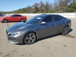 Salvage cars for sale at Brookhaven, NY auction: 2020 Nissan Sentra SV