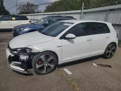 Salvage cars for sale at Moraine, OH auction: 2018 Volkswagen GTI S/SE