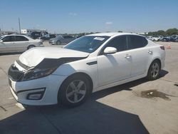 KIA salvage cars for sale: 2015 KIA Optima LX