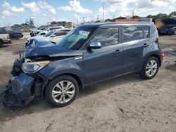 Salvage SUVs for sale at auction: 2014 KIA Soul +