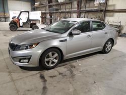 Salvage cars for sale at Eldridge, IA auction: 2015 KIA Optima LX