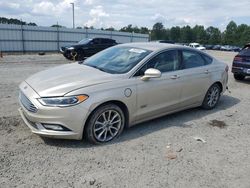 Salvage cars for sale at Lumberton, NC auction: 2017 Ford Fusion SE Phev