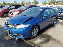 Salvage cars for sale at Bridgeton, MO auction: 2013 Honda Civic LX