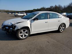 Salvage cars for sale at Brookhaven, NY auction: 2013 Volkswagen Passat SE