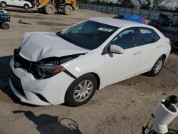 Salvage cars for sale at Tifton, GA auction: 2016 Toyota Corolla L