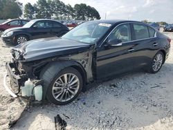 Salvage cars for sale at Loganville, GA auction: 2021 Infiniti Q50 Luxe