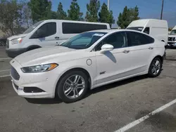 Carros salvage a la venta en subasta: 2016 Ford Fusion Titanium Phev