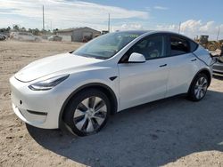 Salvage cars for sale at Riverview, FL auction: 2021 Tesla Model Y