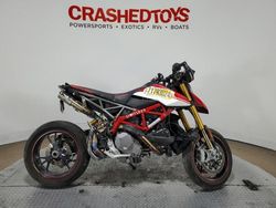 Salvage motorcycles for sale at Dallas, TX auction: 2019 Ducati Hypermotard 950