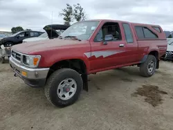 Salvage cars for sale at San Martin, CA auction: 1992 Toyota Pickup 1/2 TON Extra Long Wheelbase DLX