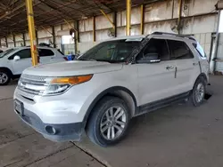 Salvage cars for sale at Phoenix, AZ auction: 2015 Ford Explorer XLT