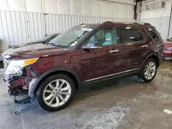 Salvage cars for sale at Franklin, WI auction: 2011 Ford Explorer XLT