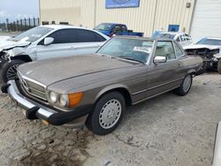 Salvage cars for sale at Gainesville, GA auction: 1987 Mercedes-Benz 560 SL