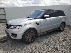 Land Rover salvage cars for sale: 2017 Land Rover Range Rover Sport SE