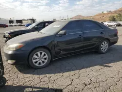 Toyota Camry salvage cars for sale: 2002 Toyota Camry LE