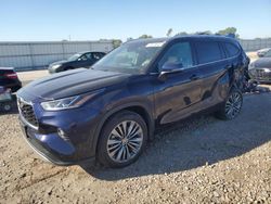 Salvage cars for sale at Kansas City, KS auction: 2020 Toyota Highlander Platinum