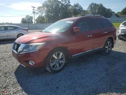 Salvage cars for sale at Gastonia, NC auction: 2015 Nissan Pathfinder S