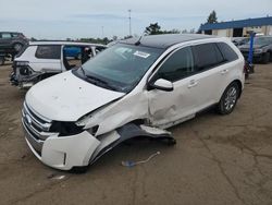 Salvage cars for sale at Woodhaven, MI auction: 2014 Ford Edge SEL