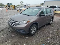 Salvage cars for sale at Hueytown, AL auction: 2013 Honda CR-V LX