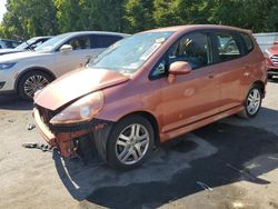 Salvage cars for sale at Glassboro, NJ auction: 2007 Honda FIT S