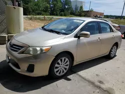 Flood-damaged cars for sale at auction: 2013 Toyota Corolla Base